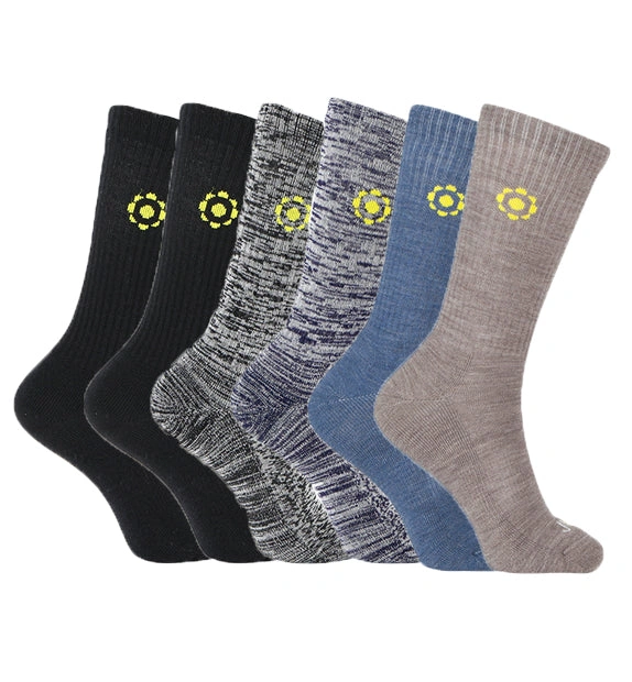Ultra-Soft Merino Crew Socks – 6 Pack: Your Feet’s New Best Friend!